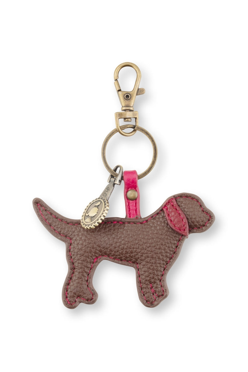 Sleutelhanger Pucky Hond Bruin 9,5x1x6 cm
