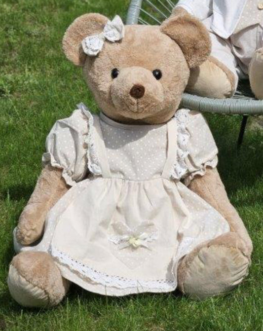 Beer Bruin beige outfit 55 cm vrouwtje