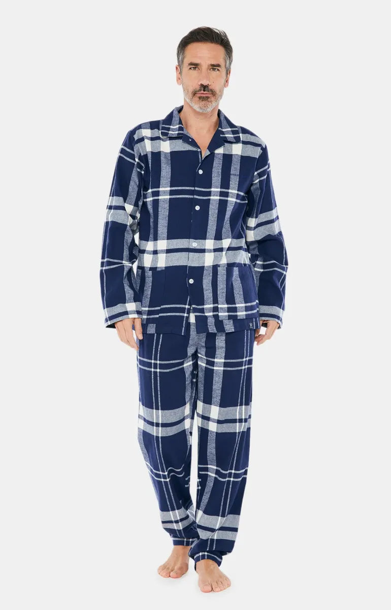 Arthur- Heren Pyjama Blauw City