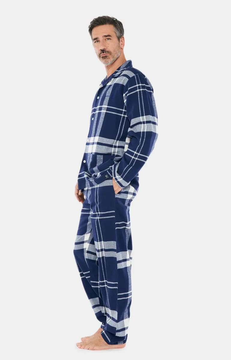 Arthur- Heren Pyjama Blauw City