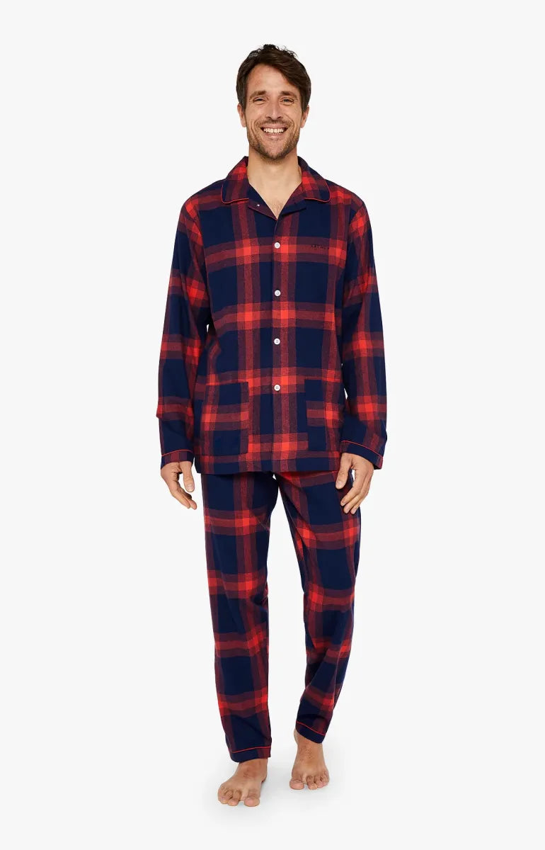 Arthur- Heren Pyjama Rood City