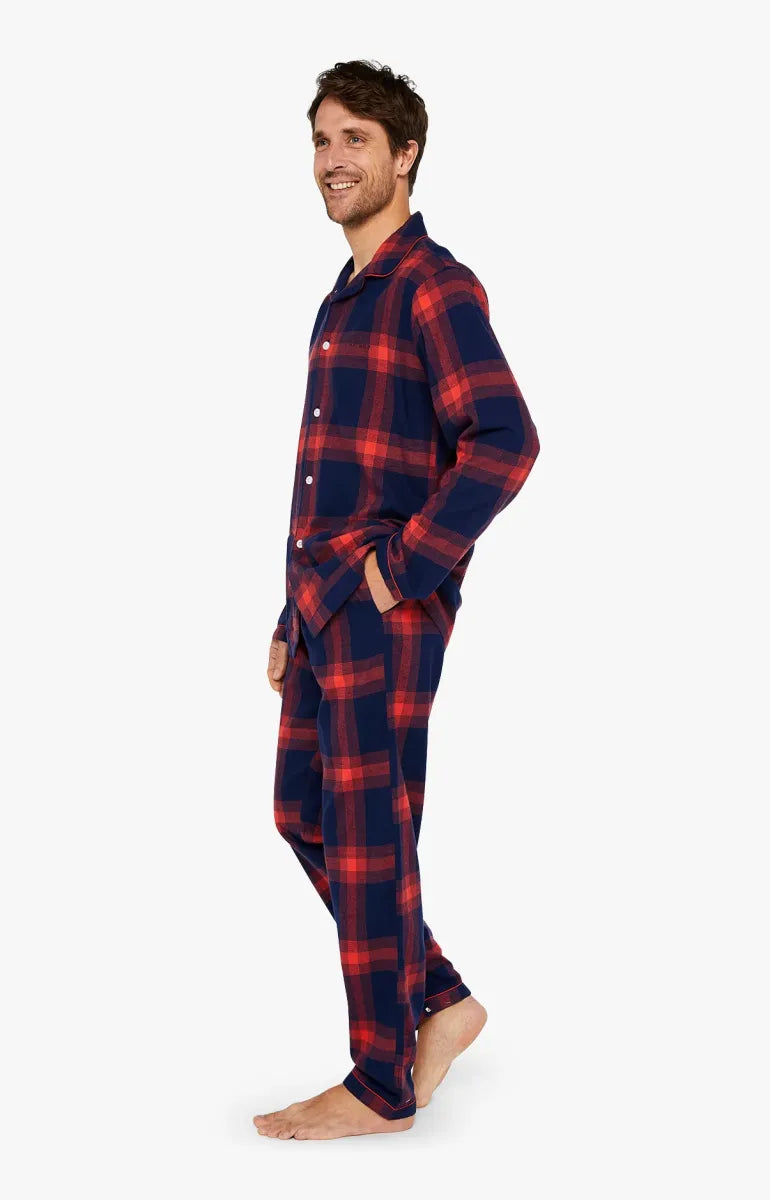 Arthur- Heren Pyjama Rood City