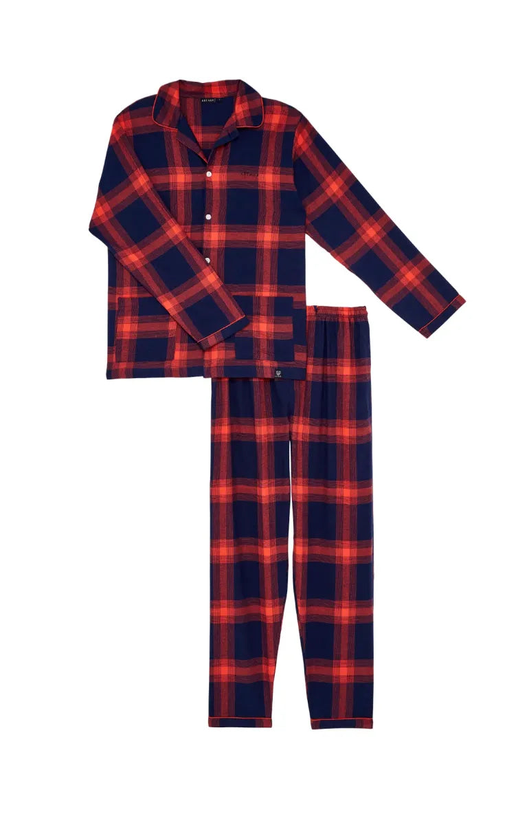 Arthur- Heren Pyjama Rood City