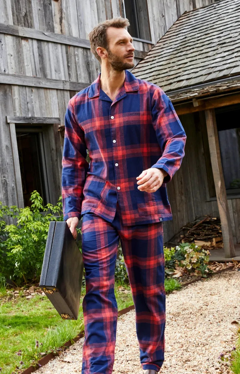 Arthur- Heren Pyjama Rood City