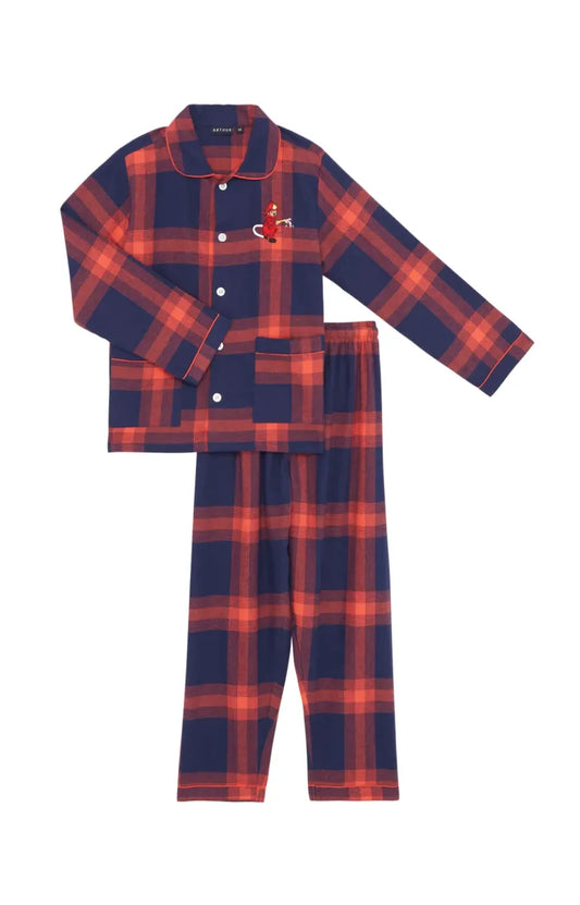 Arthur-Pyjama Fire Rood Kinderen