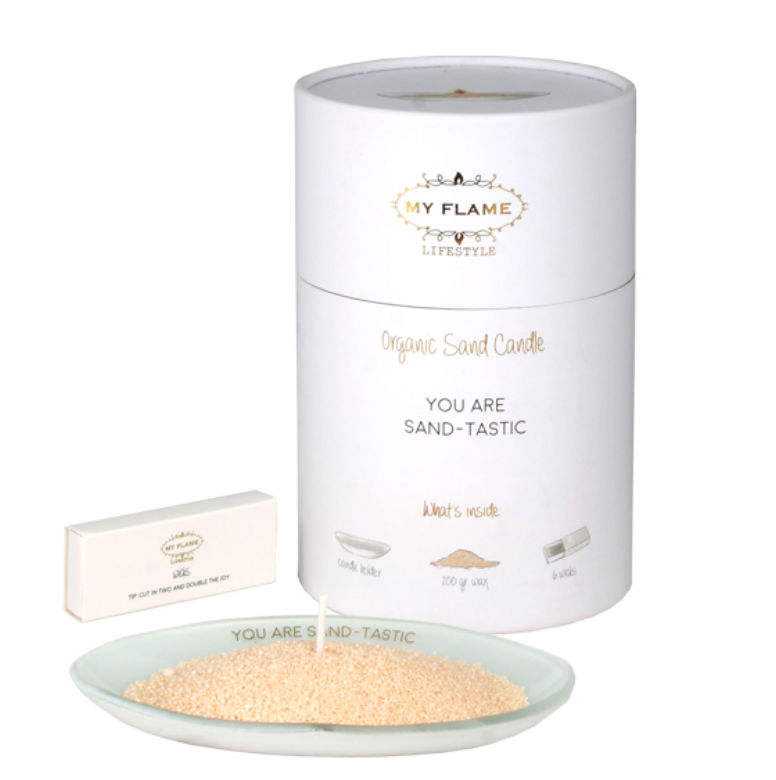 KAARSENZAND-GIFTBOX-YOU ARE SAND-TASTIC