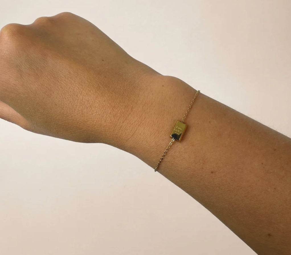 Sieradenkaart Armband Jij bent Goud waard