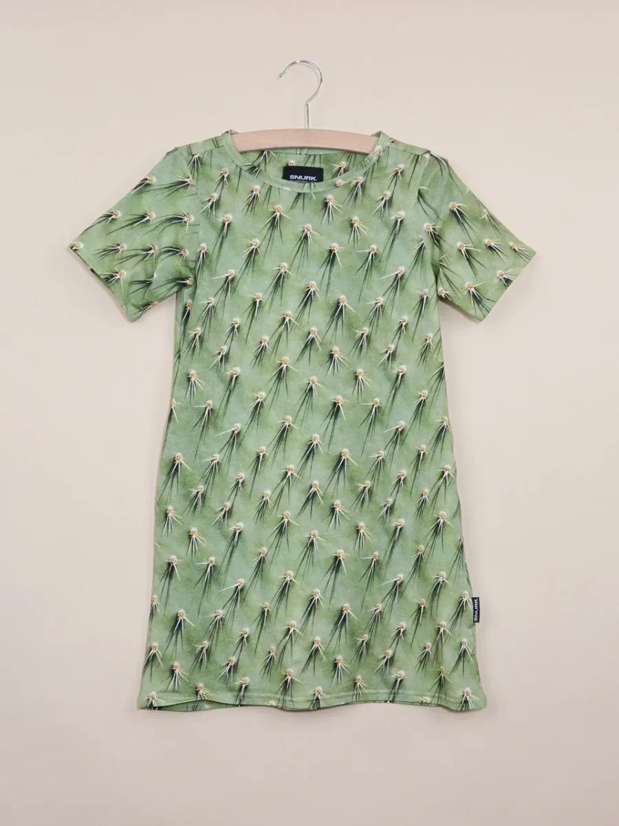 Cozy Cactus T-Shirt Dress Kids