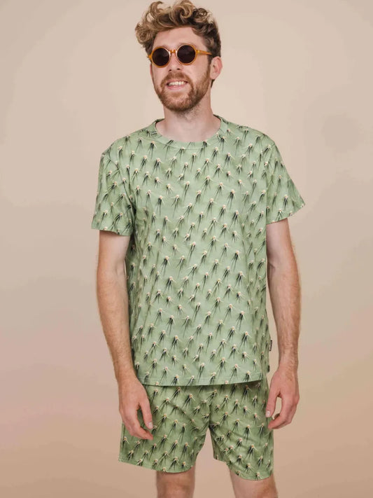 Cozy Cactus T-Shirt & Shorts set Men