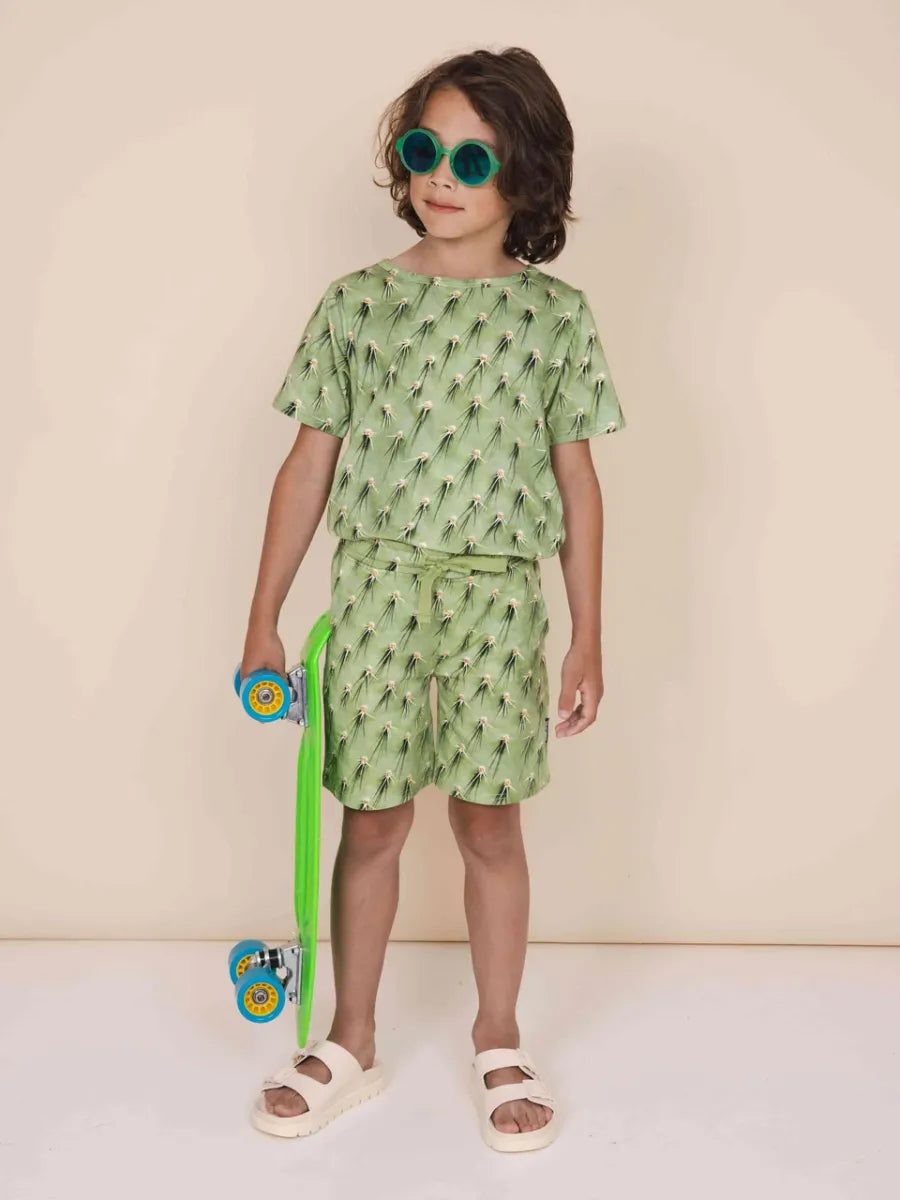 Cozy Cactus T-Shirt & korte broek SET Kids