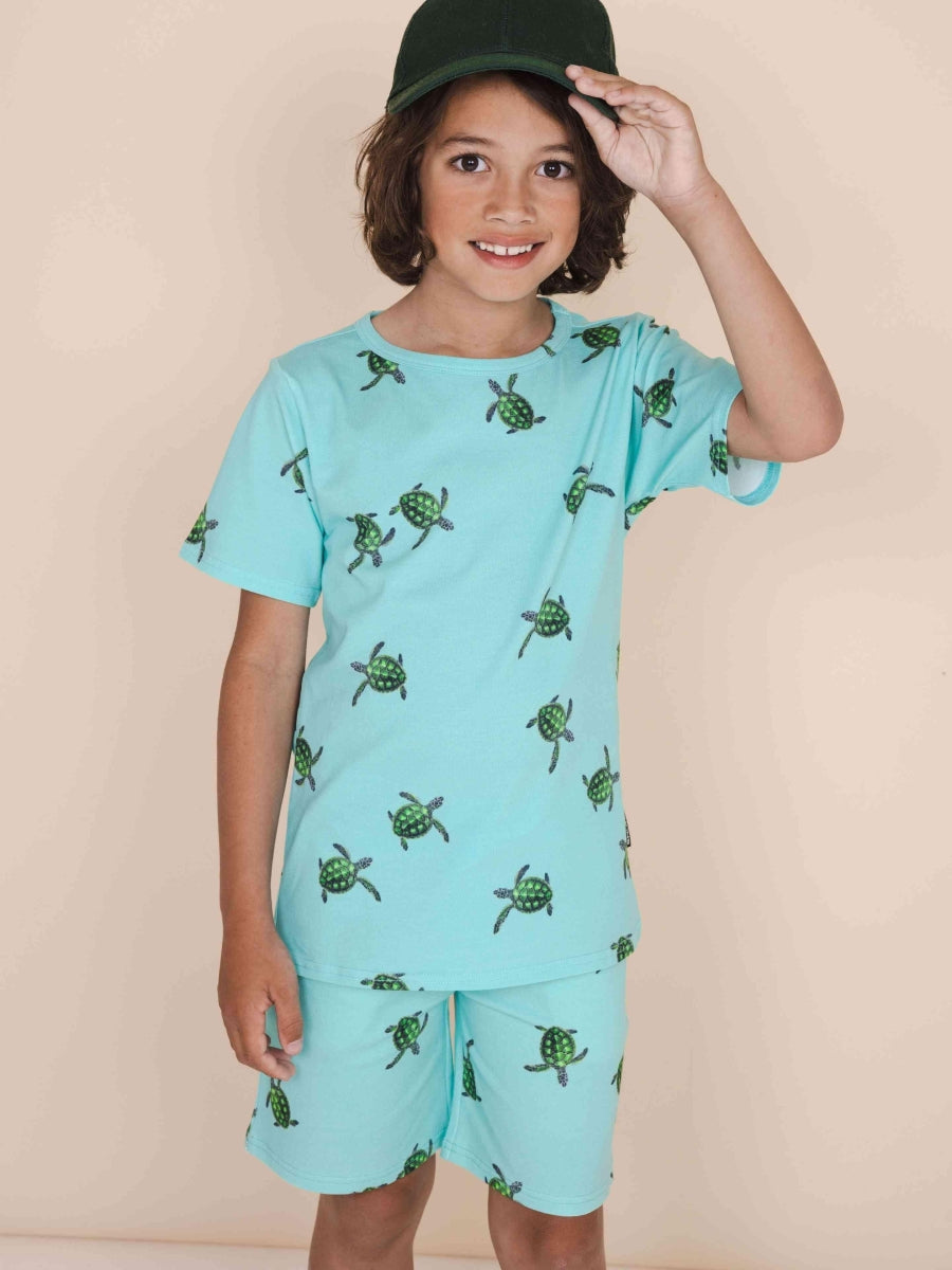 Sea Turtles T-Shirt & korte broek SET Kids