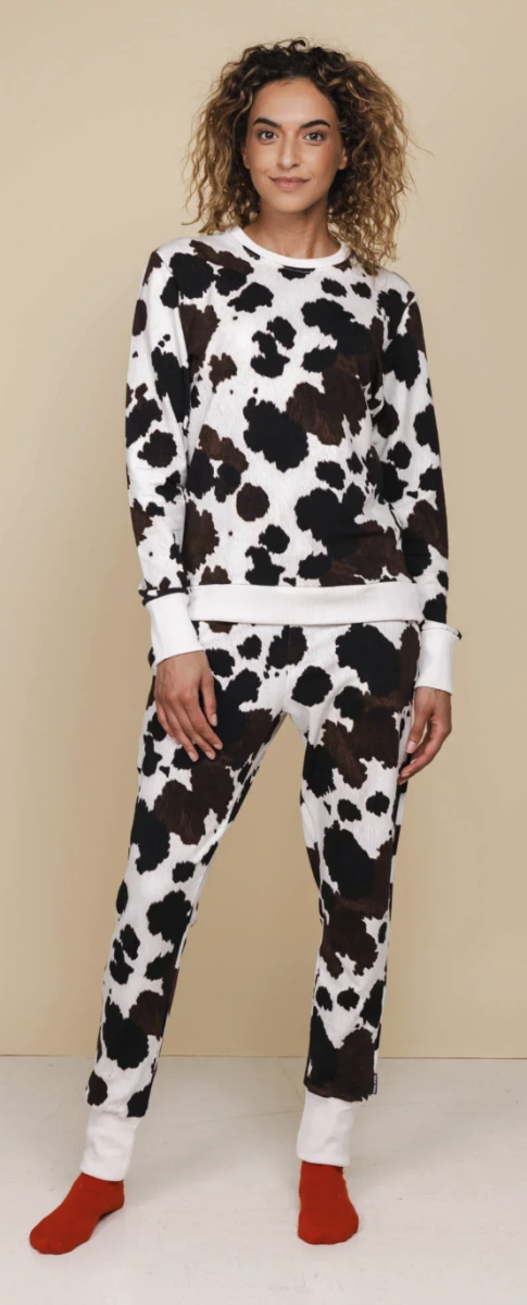 Cow Sweater & Pants set Dames