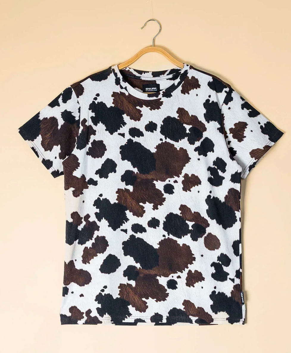 Cow T-Shirt & Shorts set Dames