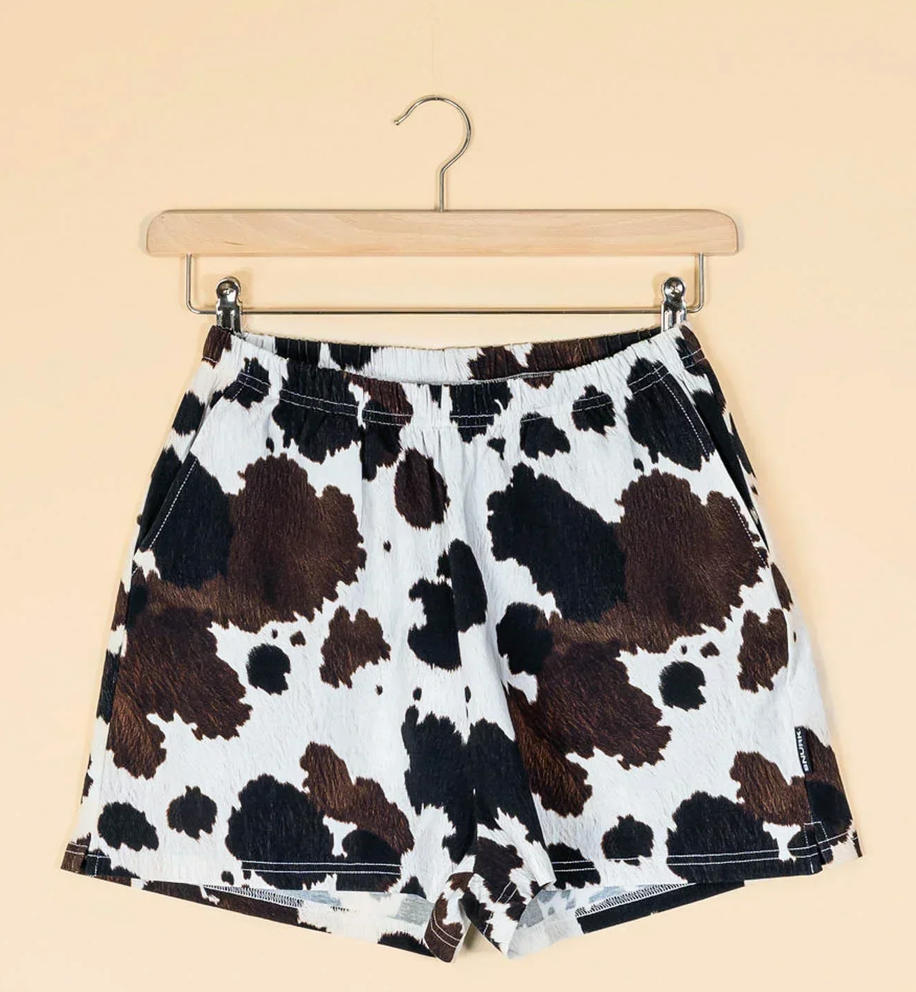 Cow T-Shirt & Shorts set Dames