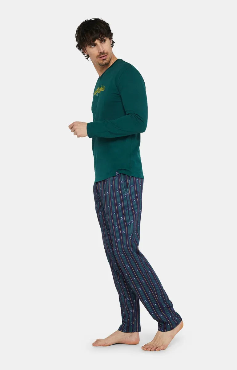 Arthur- Heren Pyjama Lange Mouw Interlock Zac- oldtimers