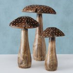 Paddestoelen Herno Mango H15-25cm set van 3