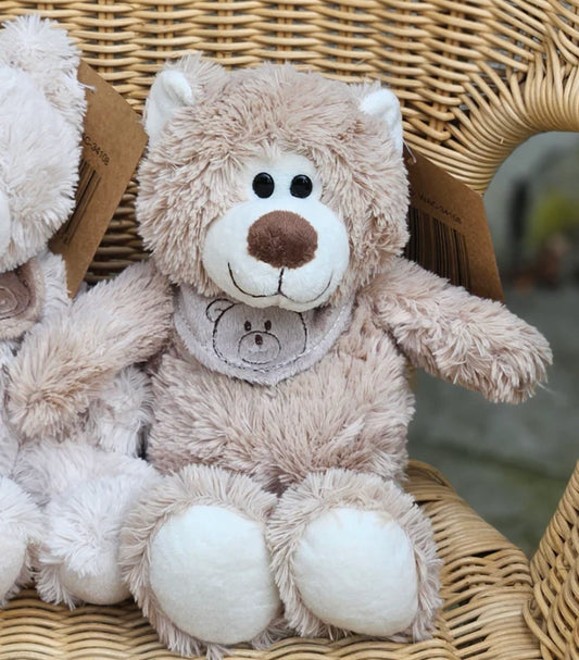 Teddy Beer beige met sjaal 23cm