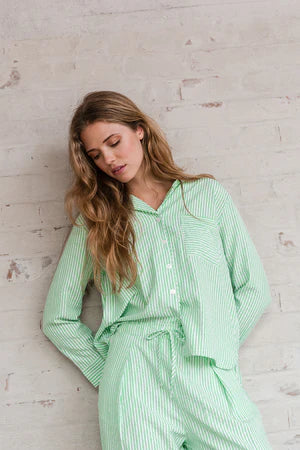 Alice et Maman Dames Henriette Pyjama Fresh Green