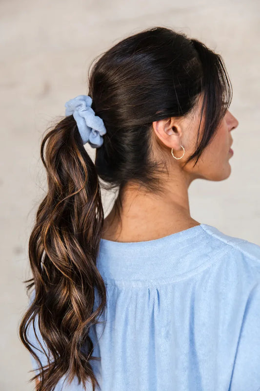 Alice et Maman- Scrunchie Bardo Cornflower Blue