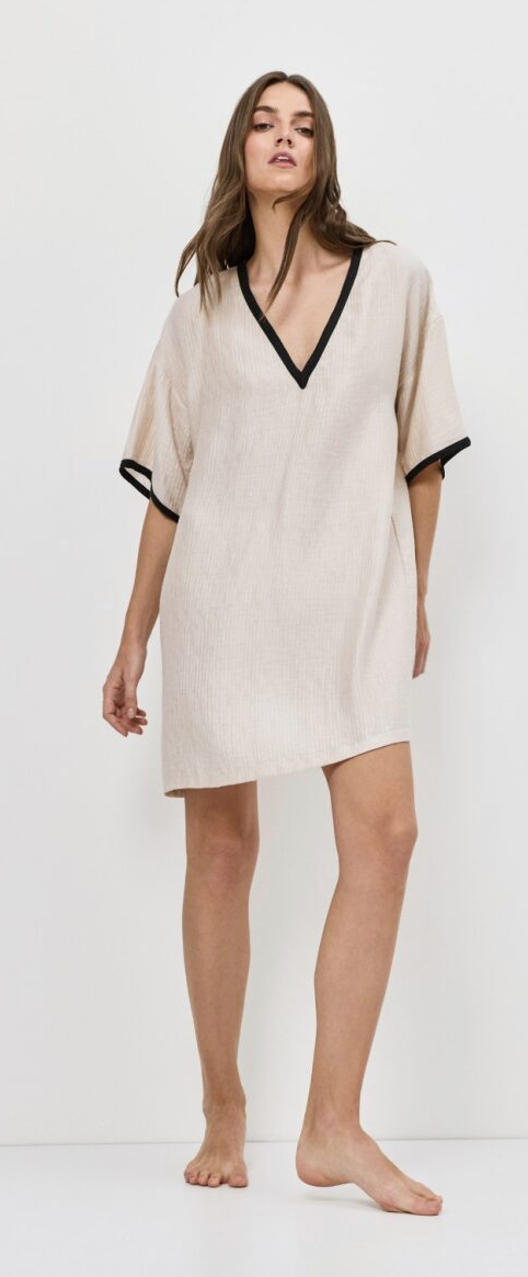 Horizon dress beige