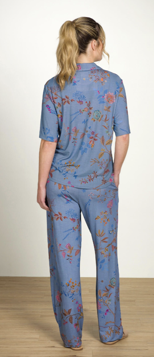 Belin Lange Broek Bodhi Flower Blauw