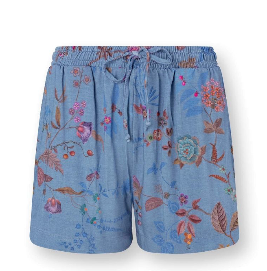 Bob Korte Broek Bodhi Flower Blauw