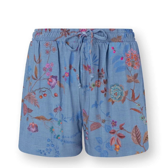 Bob Korte Broek Bodhi Flower Blauw