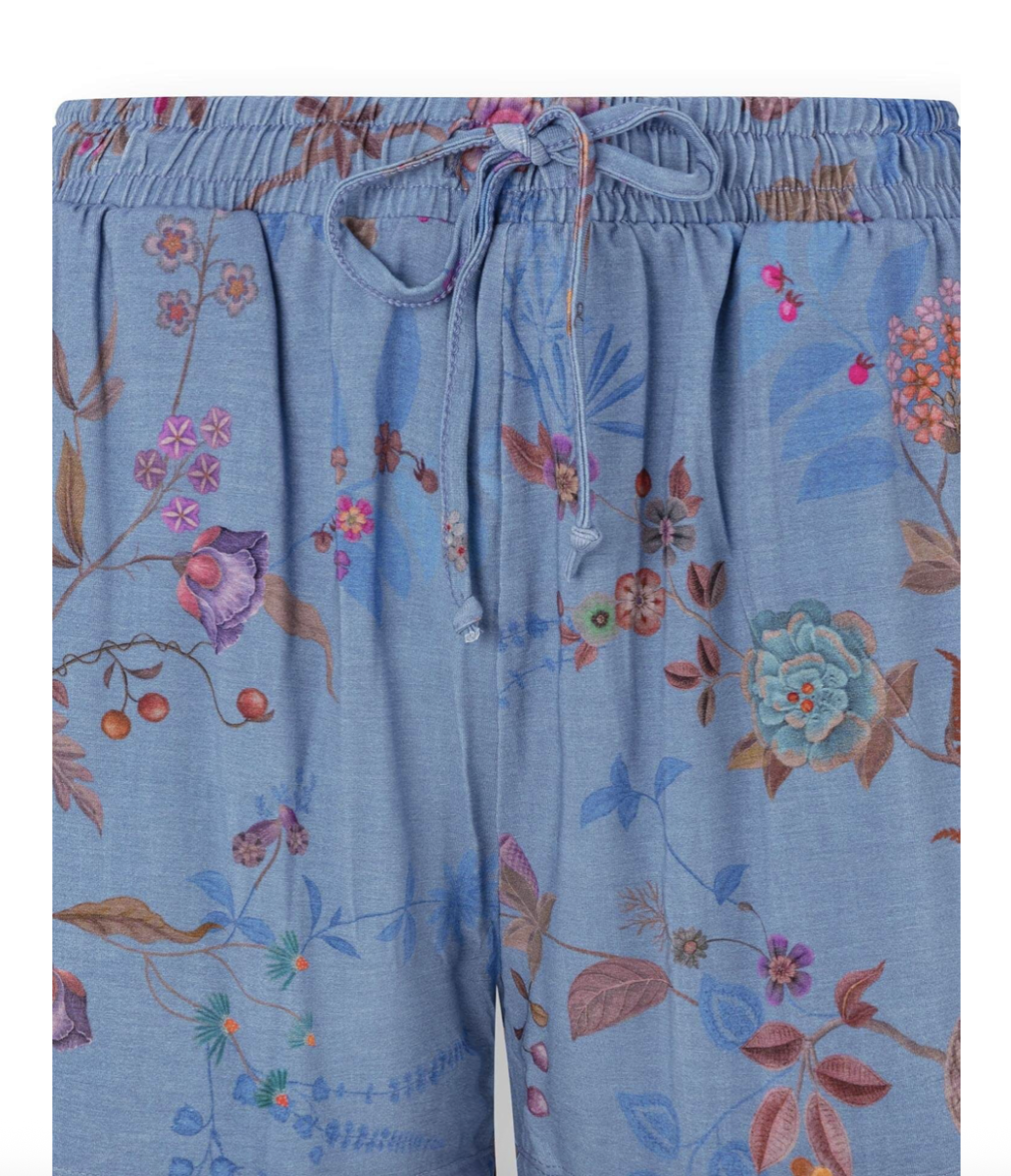 Bob Korte Broek Bodhi Flower Blauw
