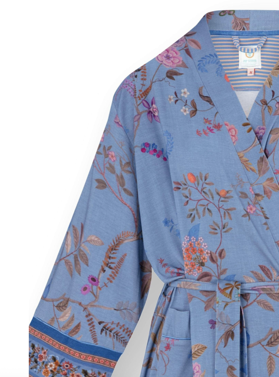 Kimono Noa Bodhi Flower Blauw