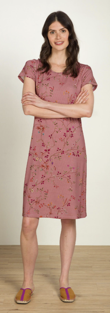 Daniela Nightdress Delhi Dreams Donkerroze
