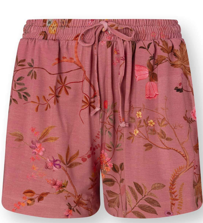 Bob Korte Broek Bodhi Flower Donkerroze