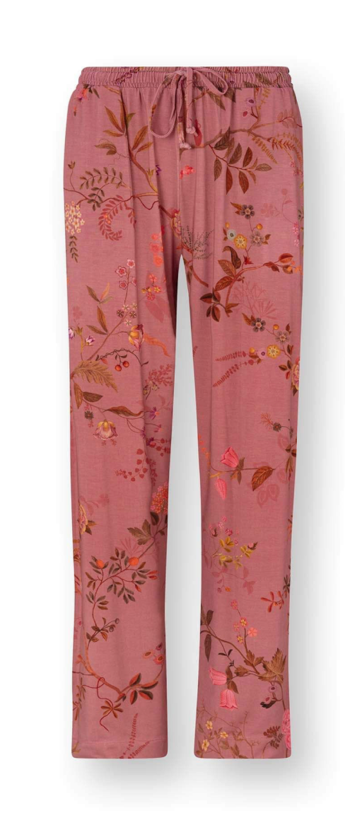 Belin Lange Broek Bodhi Flower Donkerroze