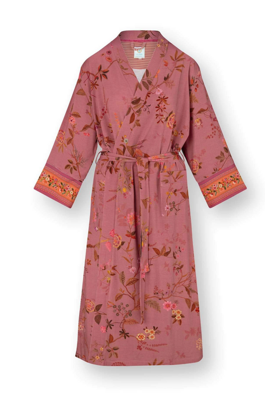 Kimono Noa Bodhi Flower Donkerroze