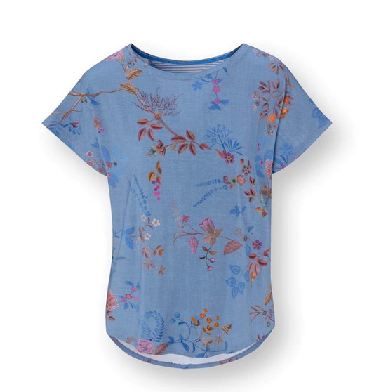 Tatum Korte Top Bodhi Flower Blauw