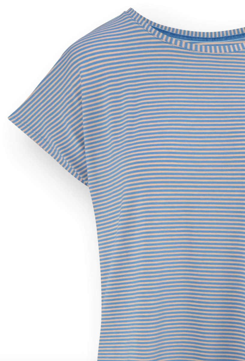 Tatum Top Korte Mouw Little Sumo Blauw