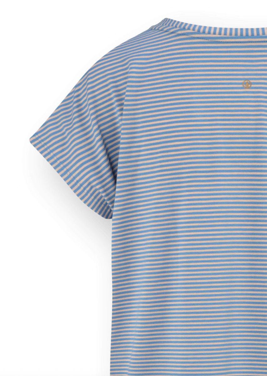 Tatum Top Korte Mouw Little Sumo Blauw