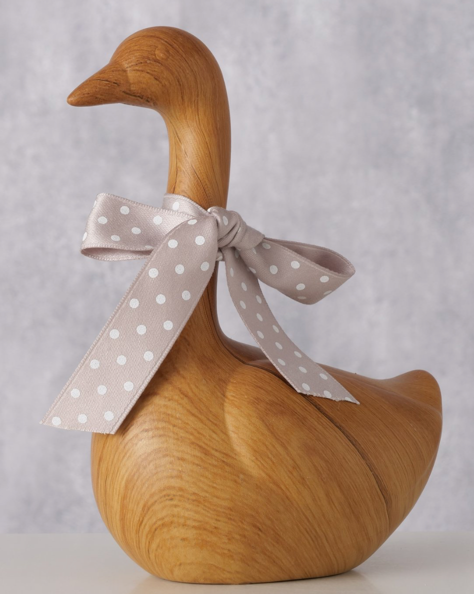 Boltze- Figuur Gans Keramiek bruin H 16,5cm