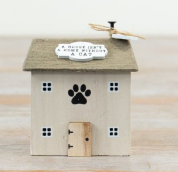 Huisje H9 cm Muddy Paws