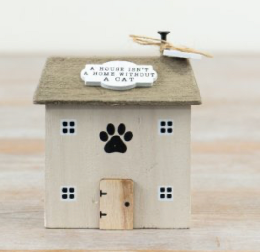 Huisje H9 cm Muddy Paws